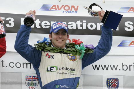 Danilo Dirani fører 'British Formula 3 International' mesterskabet efter de to første afdelinger. (Foto: <A HREF=http://www.fota.co.uk TARGET=_><I>Fota.co.uk / Jakob Ebrey Photography</I></A>)
